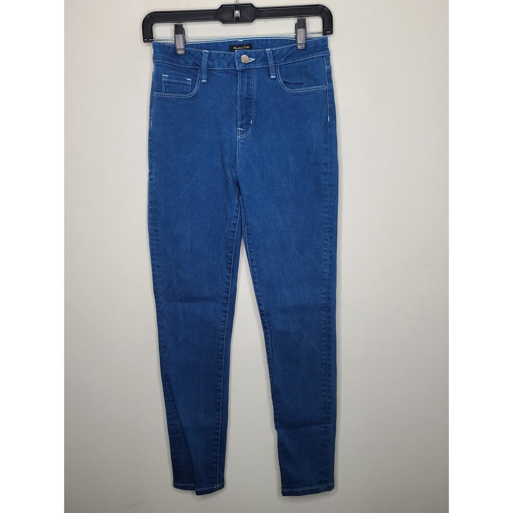 Massimo Dutti blue skinny fit jeans - approx size 25